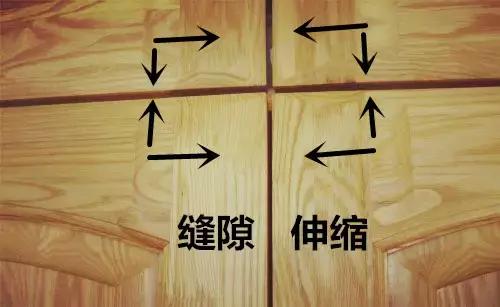 实木办公家具桌面为什么要留收缩缝？